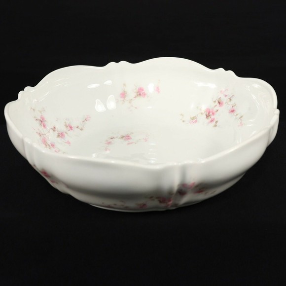 Theodore Haviland Limoges Antique Floral Serving Bowl Schleiger 159y Pate a Feu - Picture 4 of 11